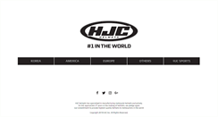 Desktop Screenshot of hjchelmets.com